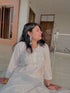 Sai Manjhrekar Red Chikankari Set